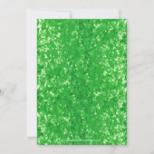 Green Sparkle look Bow Graduation Invitation (Dos)