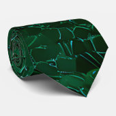 Green Sparkly Sequin Stropdas (Opgerold)