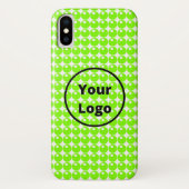 Green sphere circles white Case-Mate iPhone case (Achterkant)