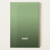 Green Spiral Planner  – 2026 Breath (Achterkant)