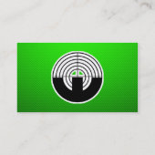 Green Sport Shooting Visitekaartje (Achterkant)