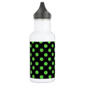 Green Spot Polka Dot Waterfles (Links)