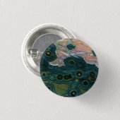 Green Spotted Ocean Jasper Ronde Button 3,2 Cm (Voorkant /achterkant)