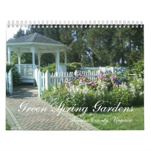 Green Spring Gardens, Fairfax County, Virgini... Kalender