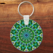 Green Spring Kaleidoscope Sleutelhanger (Voorkant)