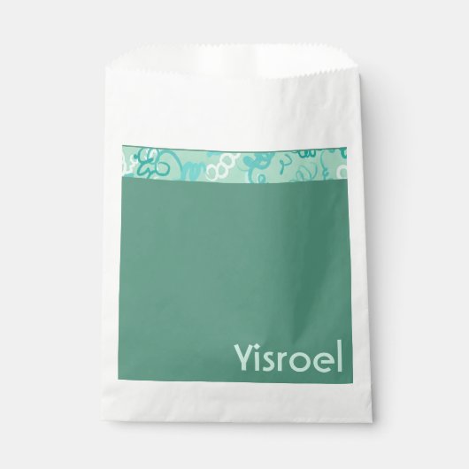 Green Squiggles upsherin pour sacs (Devant)