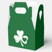 Green St Patricks Day, het hart van de Ierse Patty Bedankdoosjes (Geopend)