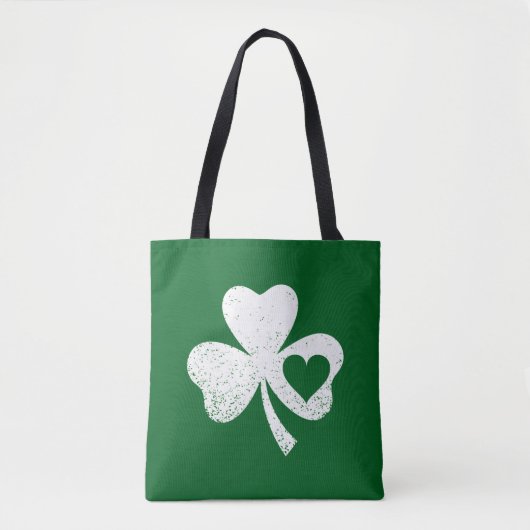 Green St Patricks Day, het hart van de Ierse Patty Draagtas (Voorkant)