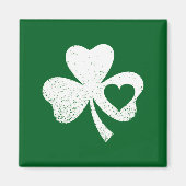 Green St Patricks Day, het hart van de Ierse Patty Magneet (Voorkant)