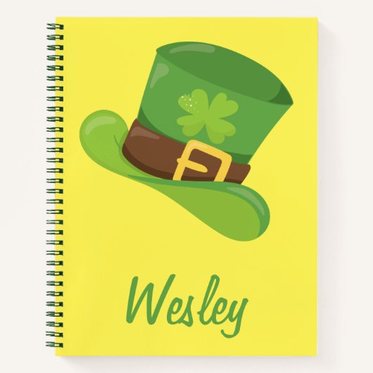 Green St. Patrick's Day pet Notitieboek (Voorkant)