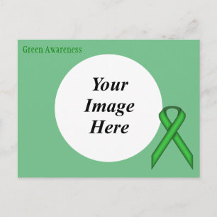 Green Standard Ribbon Sjabloon door Kenneth Yoncic Briefkaart