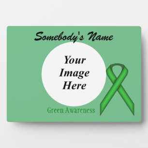 Green Standard Ribbon Sjabloon door Kenneth Yoncic Fotoplaat