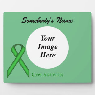 Green Standard Ribbon Sjabloon door Kenneth Yoncic Fotoplaat