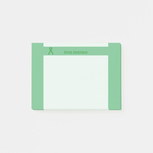 Green Standard Ribbon van Kenneth Yoncich Post-it® Notes (Voorkant)
