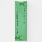 Green Standard Ribbon van Kenneth Yoncich Spandoek (Verticaal)