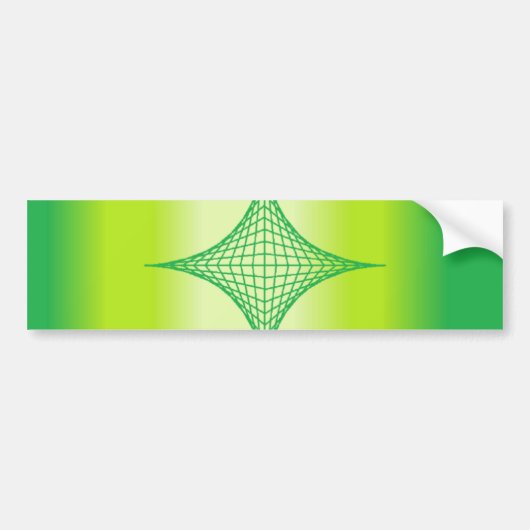 Green Star Bumpersticker (Voorkant)