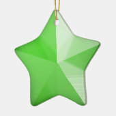 Green Star Holiday Ornament  3D uiterlijk (Links)