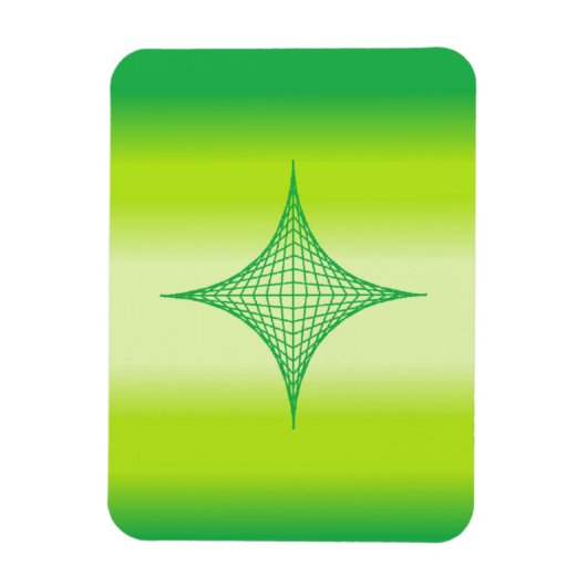 Green Star Magneet (Verticaal)
