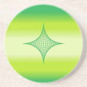 Green Star-Onderzetter Zandsteen Onderzetter