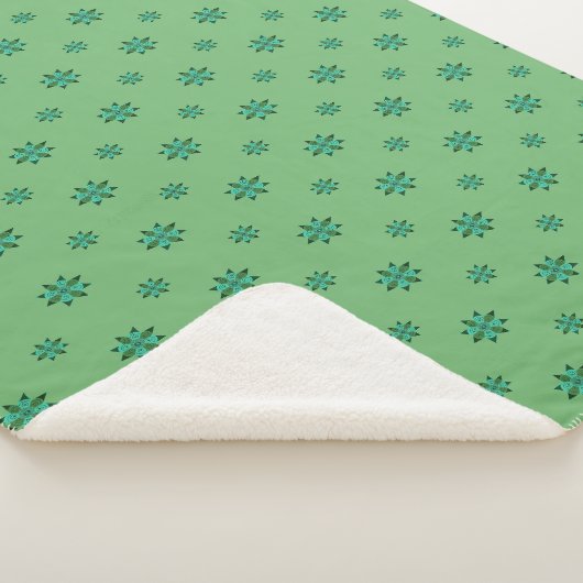 Green Star Sherpa Blanket Deken (3/4)