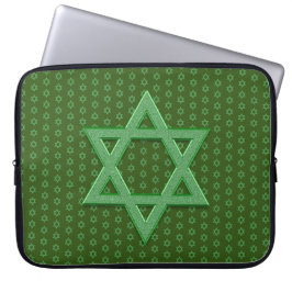 Green Star van David Seamless Laptop Sleeve