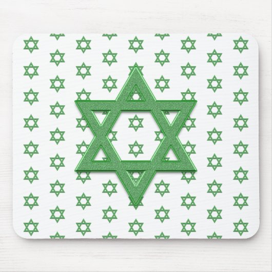 Green Star van David Seamless Muismat (Voorkant)