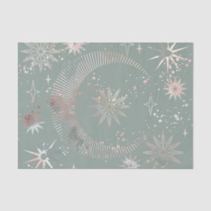 Green Starburst Tissuepapier