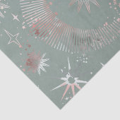 Green Starburst Tissuepapier (Detail)