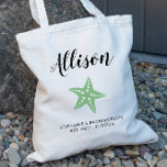 Green Starfish Bridesmaid Sac fourre-tout pour Mar<br><div class="desc">Remplissez ce joli sac avec les accessoires dont vos filles ont besoin pour votre bachelorette ou week-end mariage!</div>