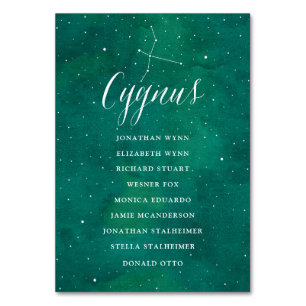 Green Stars Galaxy Siège Carte Carte Cygnus