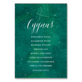 Green Stars Galaxy Siège Carte Carte Cygnus (Dos)