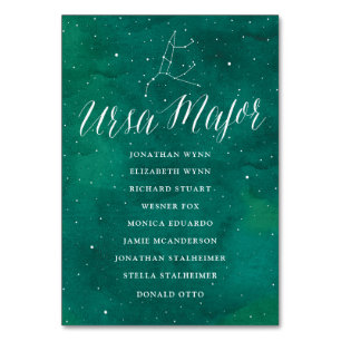 Green Stars Galaxy Siège Carte Carte Ursa Major