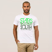 Green Stars Shooting South T-shirt (Voorkant volledig)