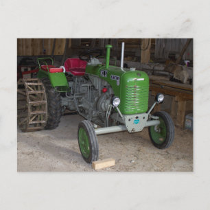 Green Steyr Tractor KL I Briefkaart