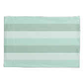 Green Striped Ombre Kussensloop (Achterkant)