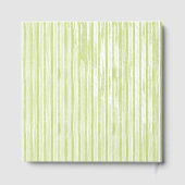 Green Striped Retro Wedding Gastenboek (Achterkant)
