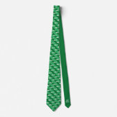 Green Stripes HH-60 Pattern-Stropdas met kerstmis Stropdas (Voorkant)