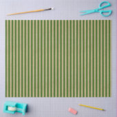 Green Stripes  Kraft Brown met kerstmis Tissuepapier (Craft)