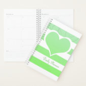 Green Stripes Pastel Heart Daily (Devant avec enveloppe)