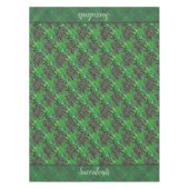 Green Succulents Lattice Pattern Tablecloths Tafelkleed (Voorkant)