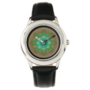 Green Sun Horloge