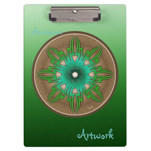 Green Sun Klembord (Voorkant)