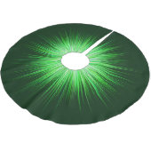 Green Sunburst Pattern Kerstboom Rok (Gekanteld)