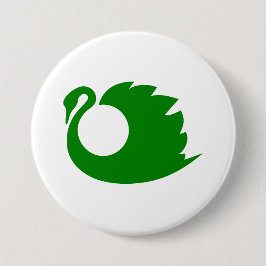 Green Swan Eco Patches & Buttonnen Ronde Button 7,6 Cm
