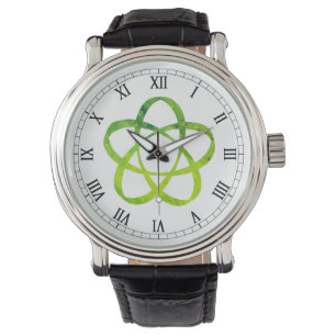 Green Swirl polshorloge Horloge