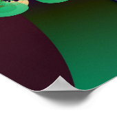 Green Swirl Poster (Hoek)