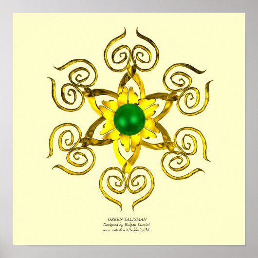 GREEN TALISMAN POSTER (Voorkant)