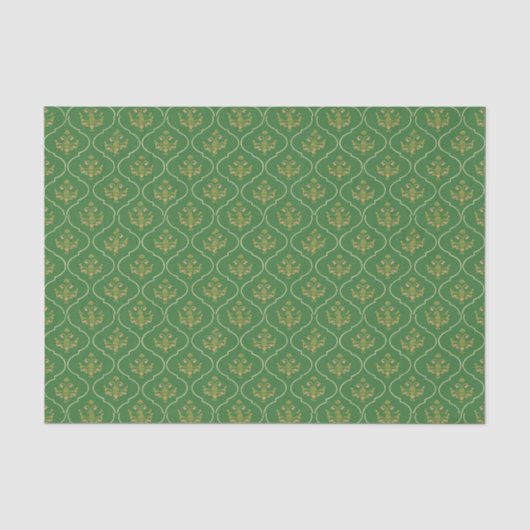 Green Tapestry Tissuepapier (Voorkant)