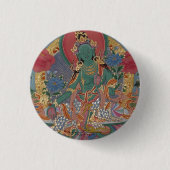 Green Tara Button (Voorkant)