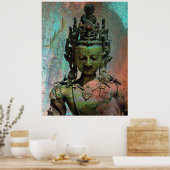 Green Tara Dakini Poster (Keuken)